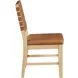 Reid Sand Vegan Leather Upholstered Side Chair Set of 2