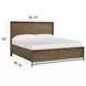 Lindon Belgian Coffee Bean Queen Panel Bed