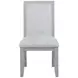 Fiona Mist Gray Upholstered Dining Side Chair Set of 2
