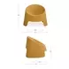 Nolla Yellow Outdoor Accent Chair Set of 2