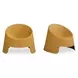 Nolla Yellow Outdoor Accent Chair Set of 2