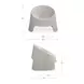 Nolla Light Gray Outdoor Accent Chair Set of 2