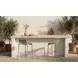 Kade Green Outdoor Bar Stool Set of 2