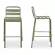 Kade Green Outdoor Bar Stool Set of 2