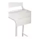 Kade White Outdoor Bar Stool Set of 2