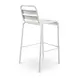 Kade White Outdoor Bar Stool Set of 2