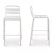 Kade White Outdoor Bar Stool Set of 2