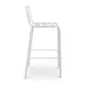 Kade White Outdoor Bar Stool Set of 2