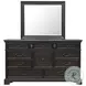 Hickory Creek Brown Velvet Storage Panel Bedroom Set