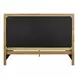 Oakmere Beige and Natural Queen Upholstered Storage Panel Bed