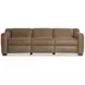 Flynn Brown Leather 94" Power Motion Sofa