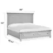 Harborwick Harbor Gray Queen Storage Panel Bed