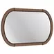 Verge Handcrafted Walnut Oval Mirror