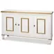 Louis XVI Cotina White 3 Doors Buffet