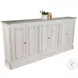 Bellagio Stucco White And Gray 96" Sideboard