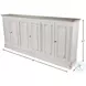 Bellagio Stucco White And Gray 96" Sideboard
