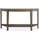 Kaysen Wallaby and Matte Black Demilune Sofa Table