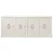 Crested White 4 Door Wall Cabinet