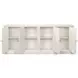 Crested White 4 Door Wall Cabinet