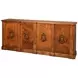 Crested Noce Anticato 4 Door TV Stand