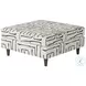 Durango Fossil Ebony Square Cocktail Ottoman