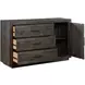 Riverdale Black 1 Door Server
