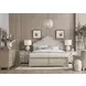 Cambric Breve 7 Drawer Miriam Dresser with Rectangular Landscape Mirror