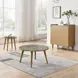 Novato Green Round Sintered Stone Cocktail Table