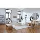 Ambroise Brown Leather Upholstered Club Chair