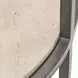 Harlow Bronze And White Travertine Stone Metal Round Chairside Table