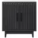 Radiance Black 2 Doors Cabinet