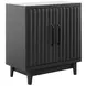 Radiance Black 2 Doors Cabinet