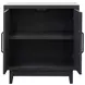 Radiance Black 2 Doors Cabinet