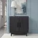 Radiance Black 2 Doors Cabinet