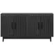 Radiance Black 4 Doors Cabinet