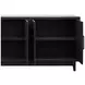 Radiance Black 4 Doors Cabinet