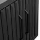 Radiance Black 4 Doors Cabinet