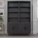 Radiance Black 4 Doors Cabinet