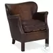 Malcolm Hunter Tobacco Leather Occasional Chair