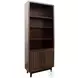 Radiance Rosewood 78" High Bookcase Pier