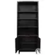 Radiance Black 78" High Bookcase Pier
