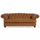 Washington Brandy Almond Leather Sofa