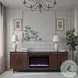 Radiance Rosewood 75" Fireplace TV Stand