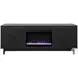 Radiance Black 75" Fireplace TV Stand