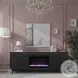 Radiance Black 75" Fireplace TV Stand