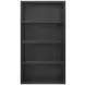 Radiance Black 60" High Bookshelf