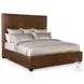 Quintin Brizo Hazelnut Leather King Panel Bed