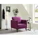 Reale Purple Accent Chair