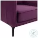 Reale Purple Accent Chair