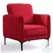 Reale Red Accent Chair